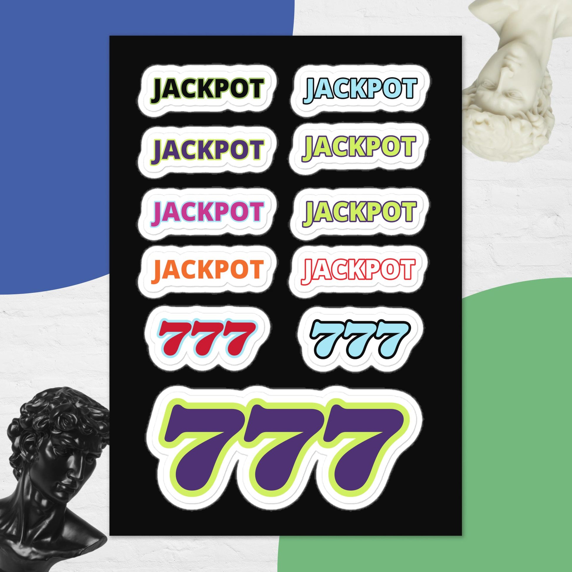 Jackpot Multi Sticker Sheet No. 1