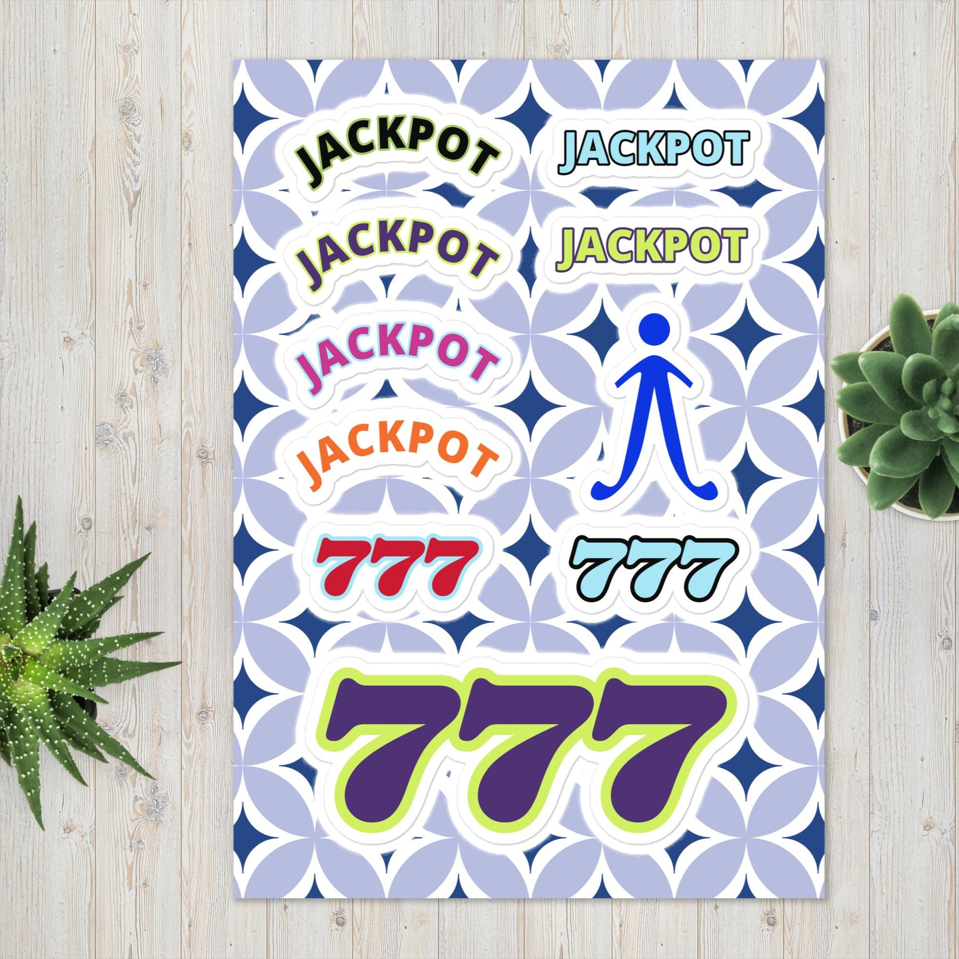 Jackpot Multi Sticker Sheet No. 2