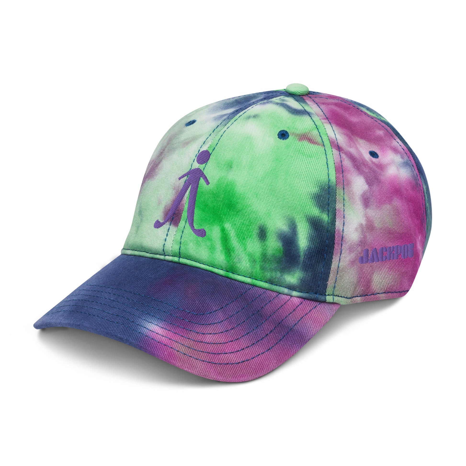 Tie Dye Jackpot Logo Hat