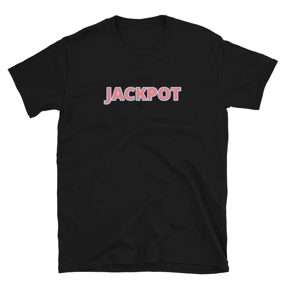 Jackpot Logo Tee - "80s Miami"
