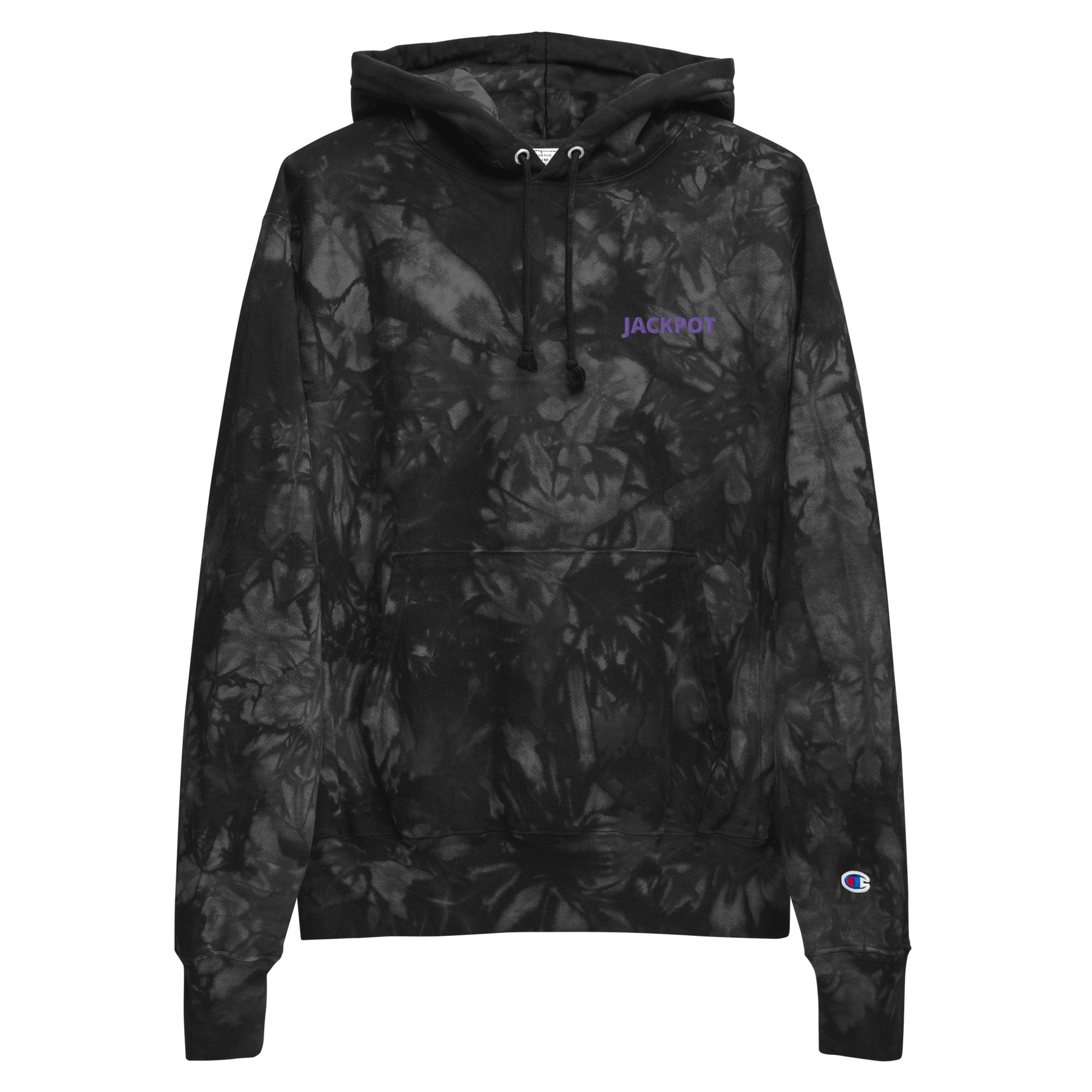 JACKPOT Purple Thread Tye Dye Hoodie | Champion®